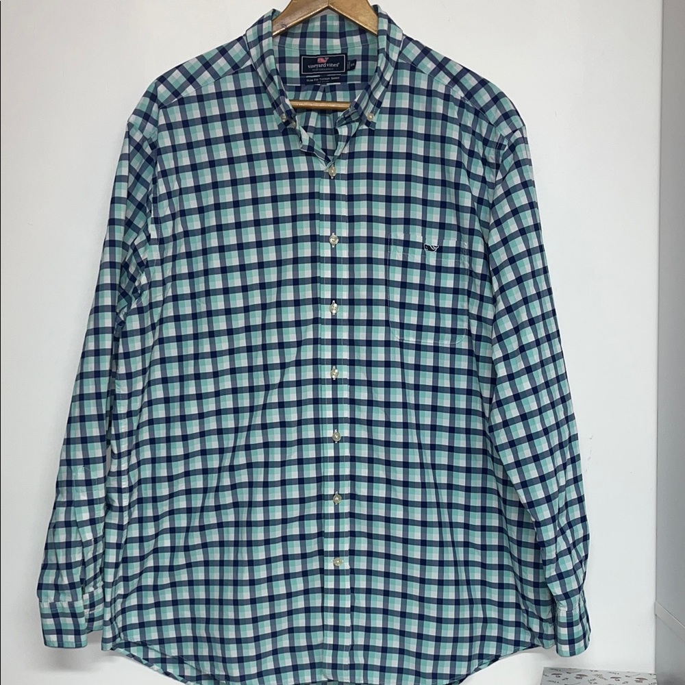 Vineyard Vines XXL Men’s Performance Slim Fit Button Down Shirt #preppy #classic